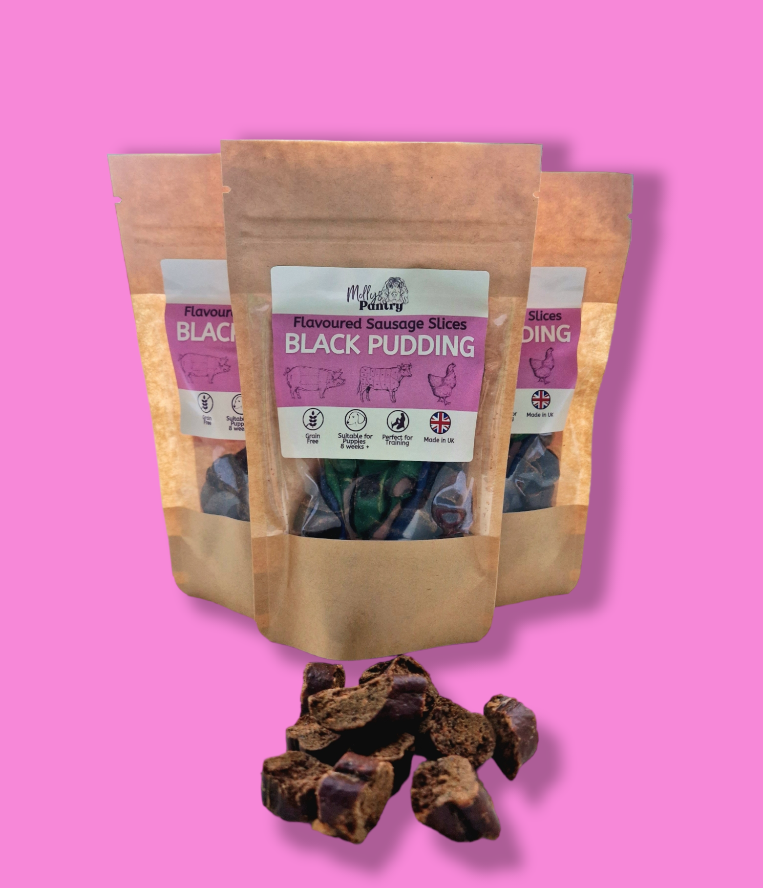 Black Pudding Flavoured Sausage Slices